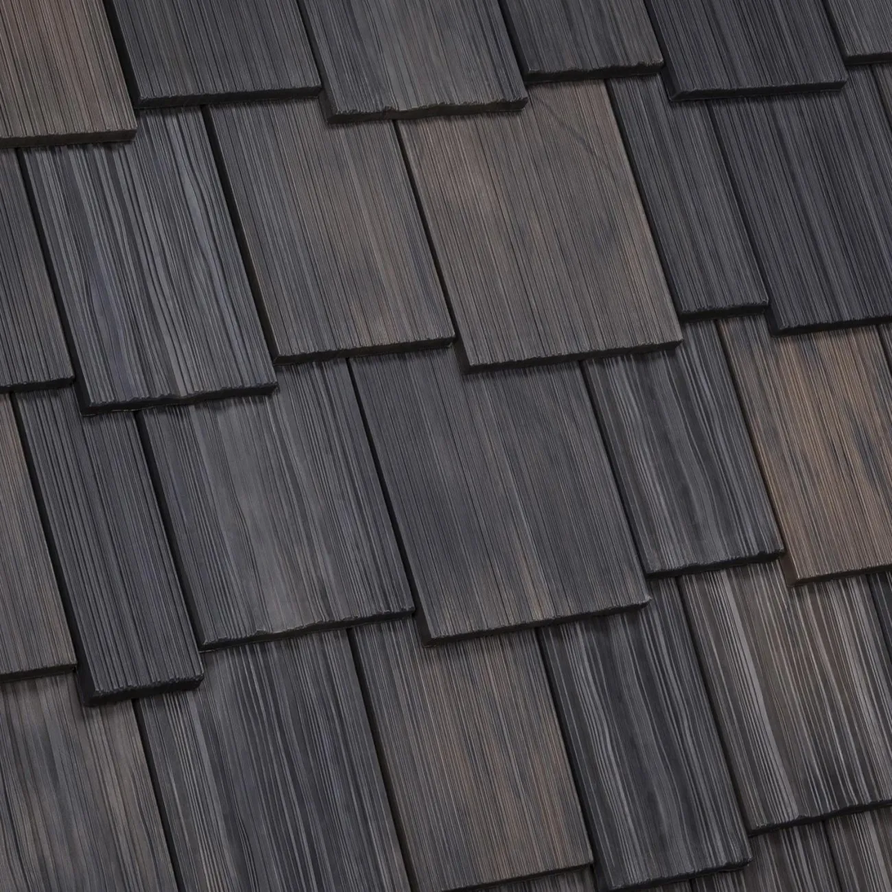 DaVinci Roofscapes Multi-Width Shake Black Oak